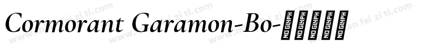 Cormorant Garamon-Bo字体转换
